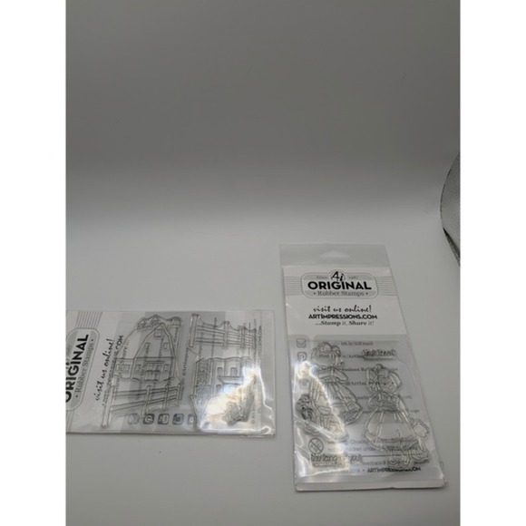 stampendous Other - Lot of Clear Silicone Stamps journaling scrapbooking card making